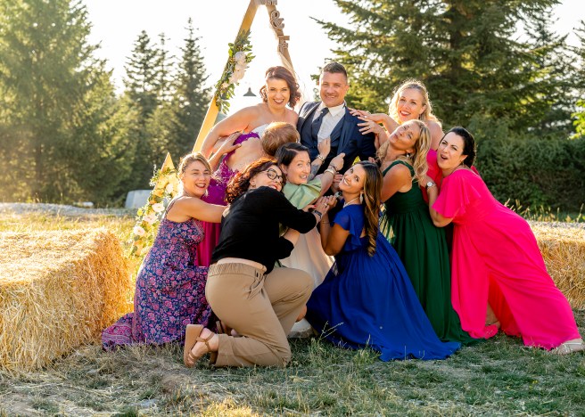 mariés séance photo montagne coucher de soleil chabanon