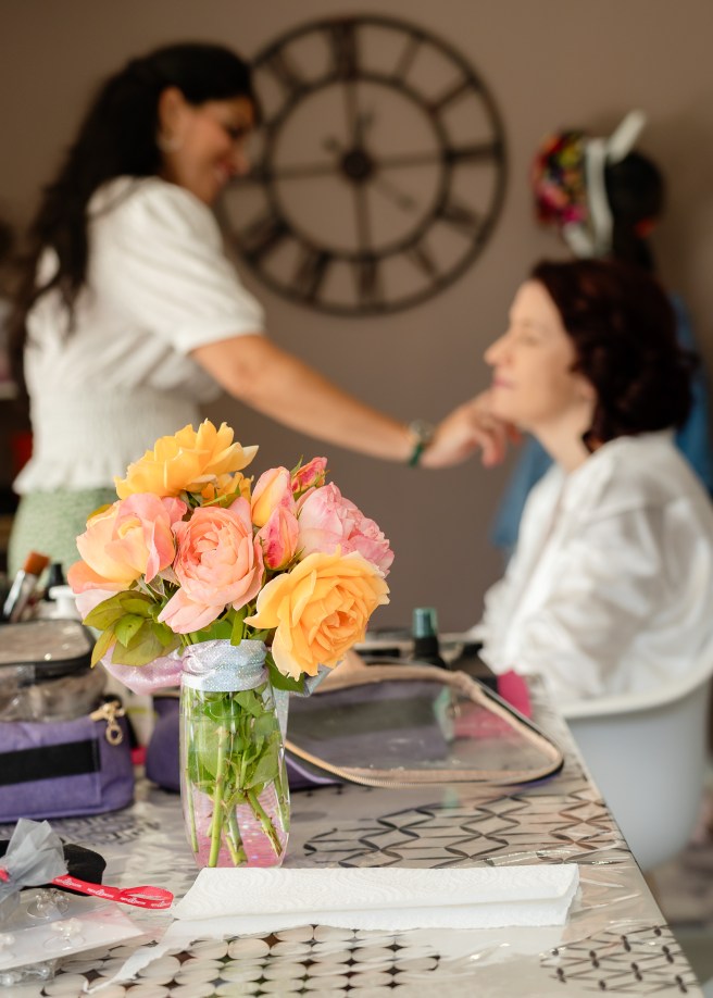 mariage alpes de haute provence montclar maquillage de la mariée fleurs