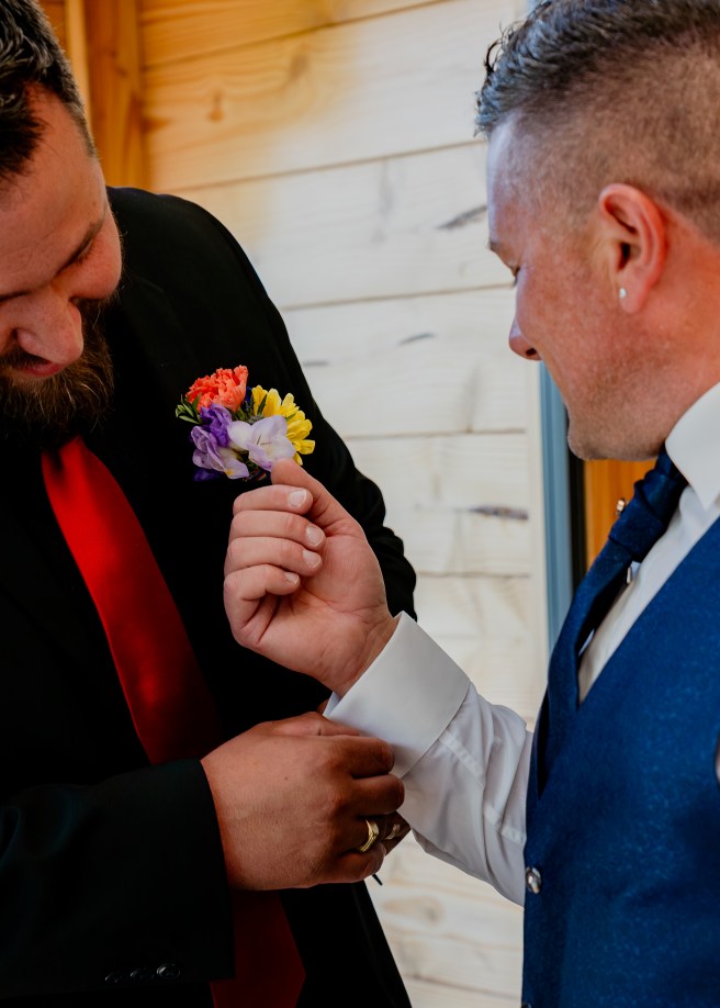 préparatifs du marié mariage montclar